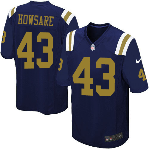 Youth Elite Julian Howsare Nike Jersey Navy Blue Alternate - #43 NFL New York Jets